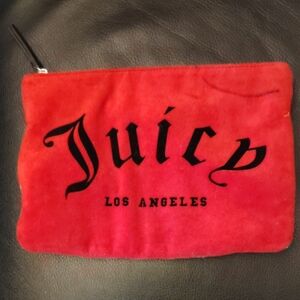 Juicy Couture Red Cosmetic Pouch